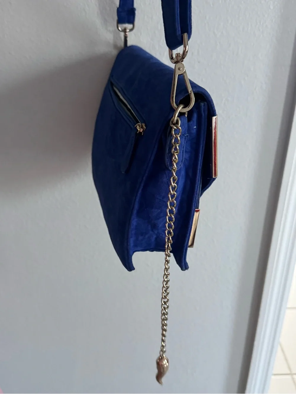 Elegant Blue Women's Crossbody Clutch